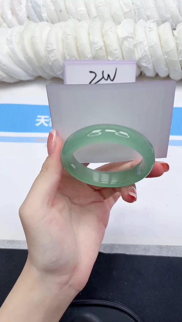 未镶嵌手镯石英质玉145-53-送女友