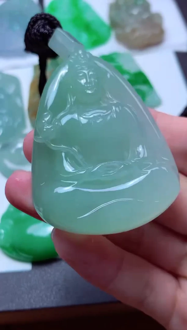 翡翠未镶嵌颈饰天然翡翠
