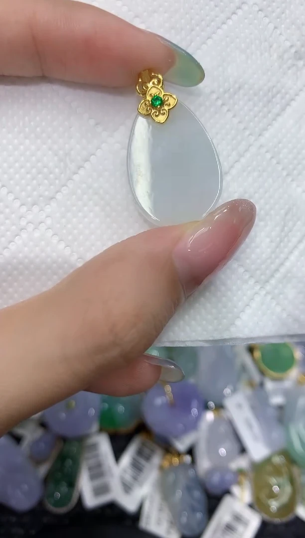 翡翠银S925镶嵌颈饰111111111111