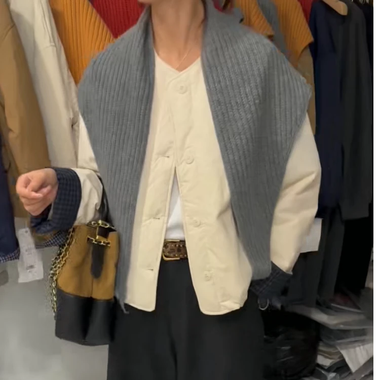 韩版立领设计感短款外套女2025秋新款韩系宽松时尚减龄棒球服上衣
