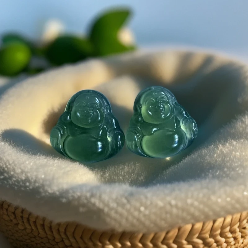 【向总宠粉】蛇纹石玉未镶嵌多样性发其中一个佛公吊坠