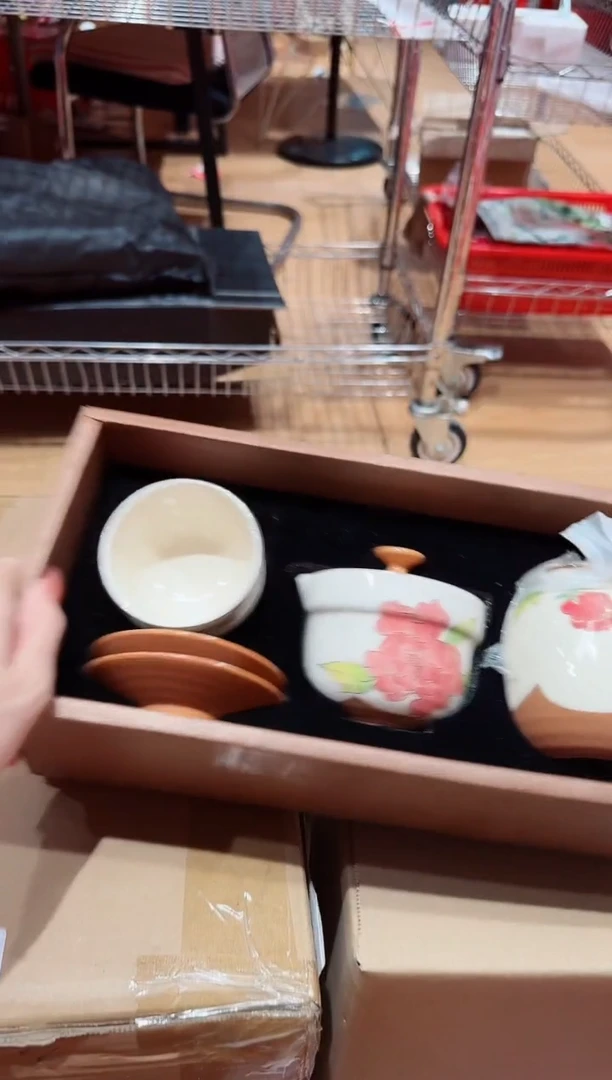 茶宠珐琅首饰盒摆件AD101