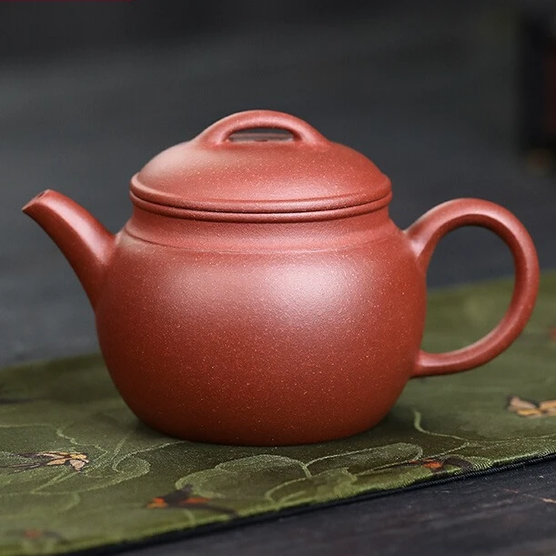 尊壶宜兴紫砂壶原矿名家手工柿圆底槽清功夫茶具家用单壶小泡茶壶