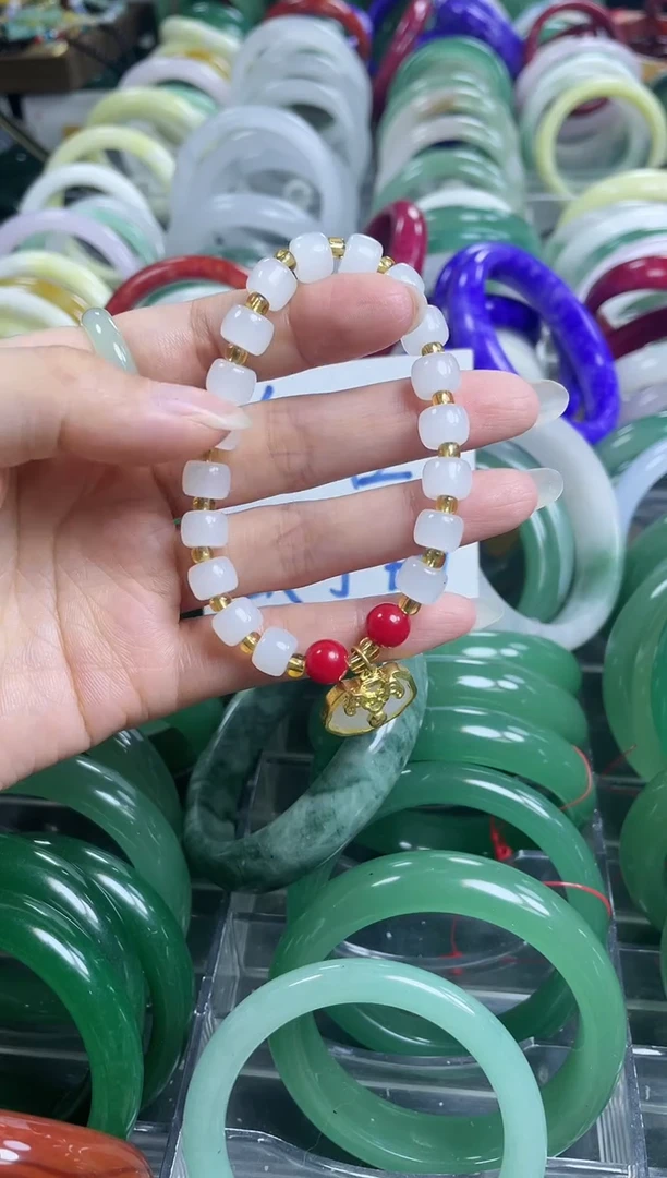 【闪购商品】和田玉发饰未镶嵌8