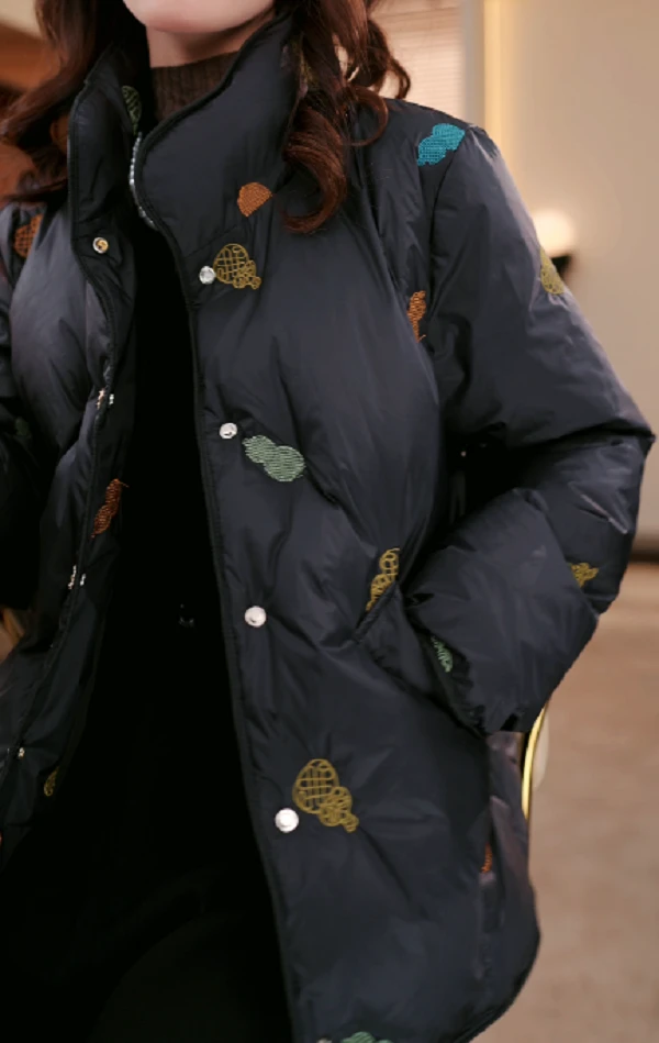 夕阳--2025新款时尚保暖羽绒服W55Q38667