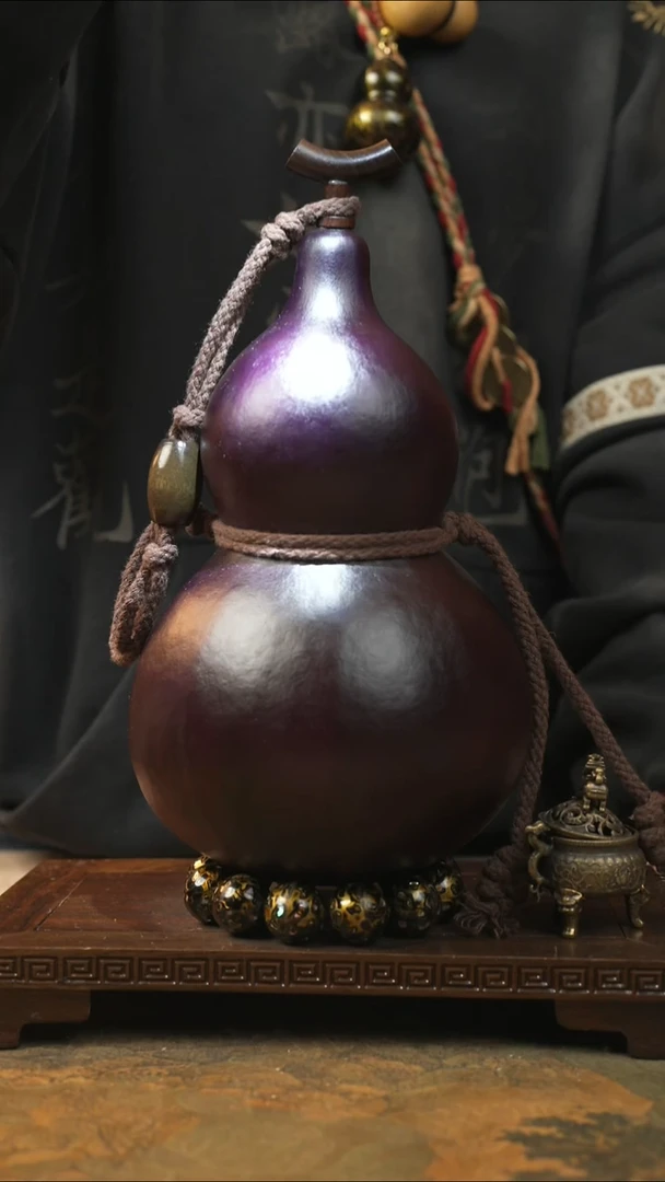 254大漆一物一拍记葫堂出品3斤【不带手串】