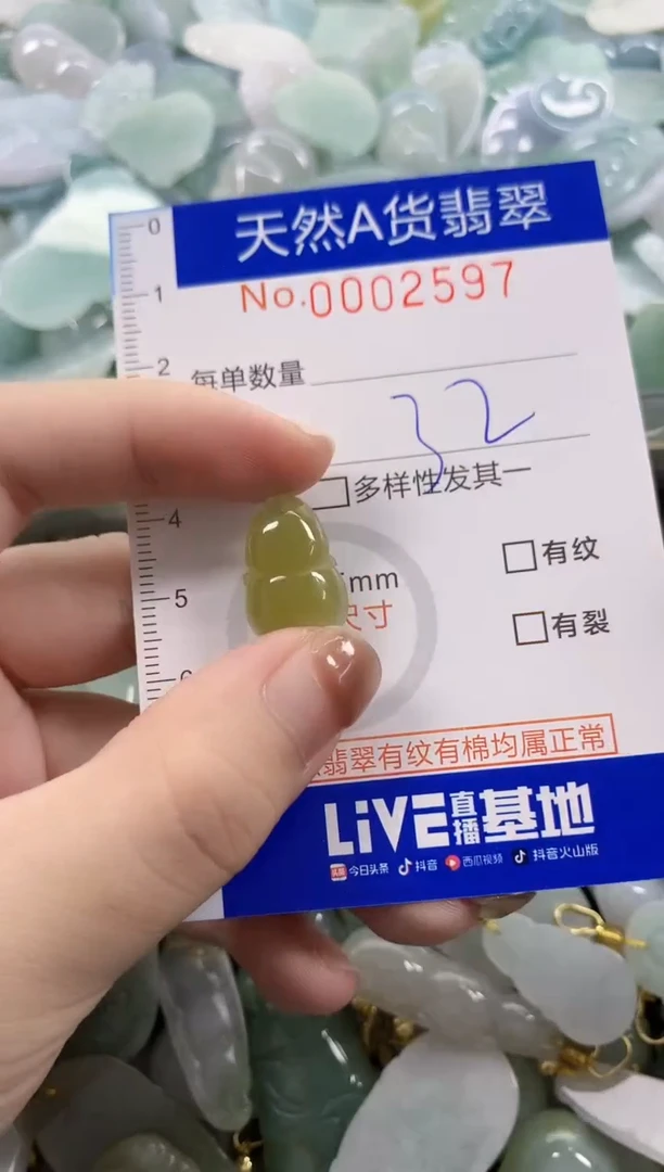 颈饰未镶嵌翡翠天然A货翡翠