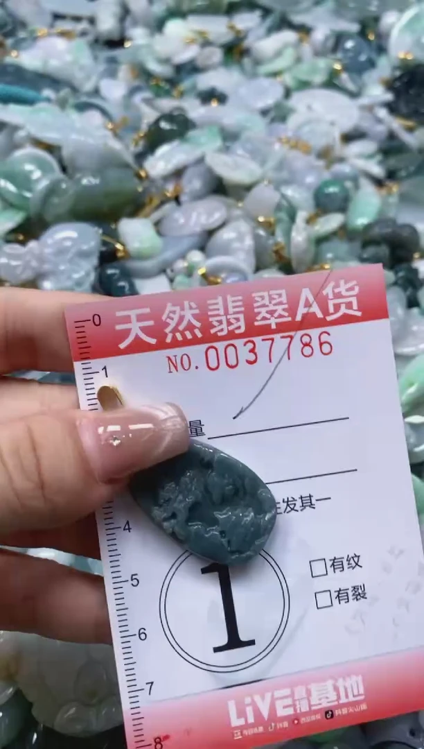 翡翠未镶嵌颈饰闪购0037786