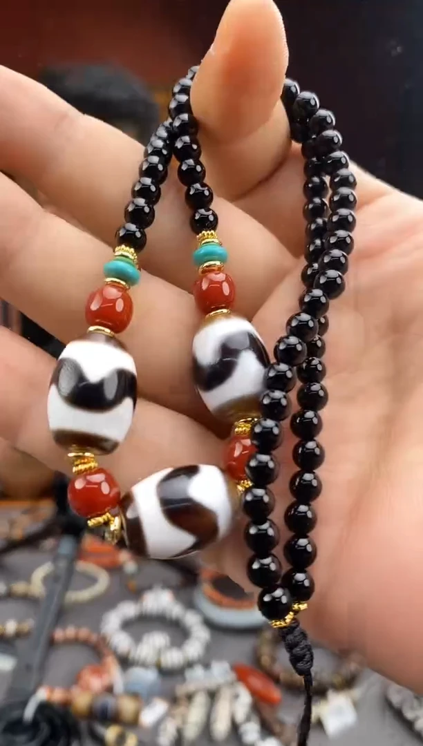 玛瑙/玉髓颈饰未镶嵌-1023 -25 多样性发