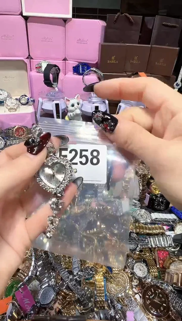 石英机芯不锈钢不锈钢直播定闪专用