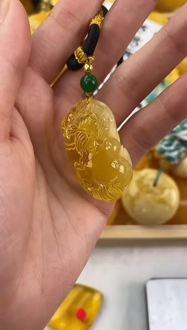 裸石琥珀未镶嵌天然蜜蜡琥珀