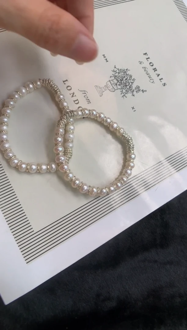 淡水珍珠手串未镶嵌手串 多样性发其一