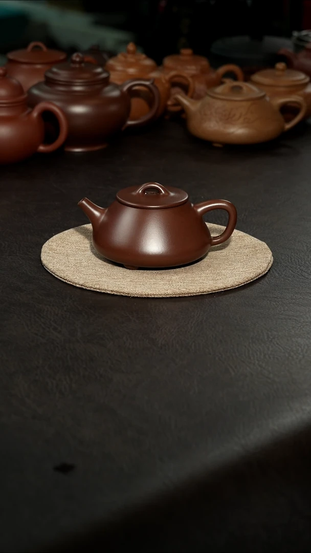 茶壶紫砂09老紫泥子冶石瓢180cc