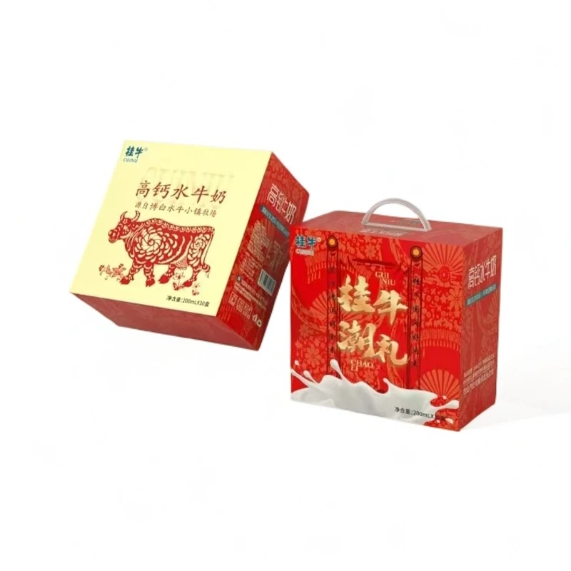 桂牛纯牛奶春节礼盒（潮礼）