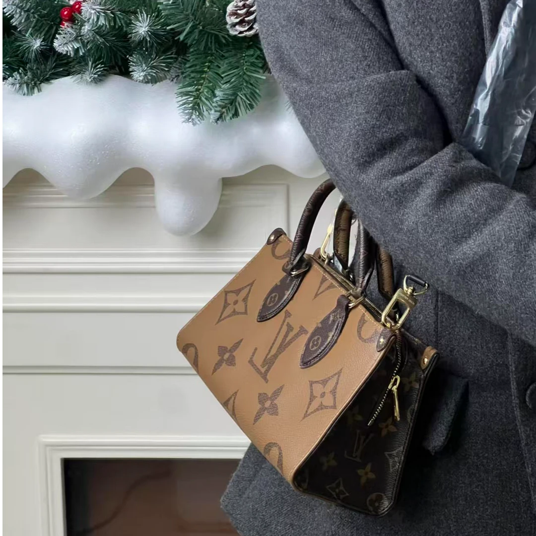未使用 LouisVuitton/路易威登 横版Onthego老花新款细肩/严选