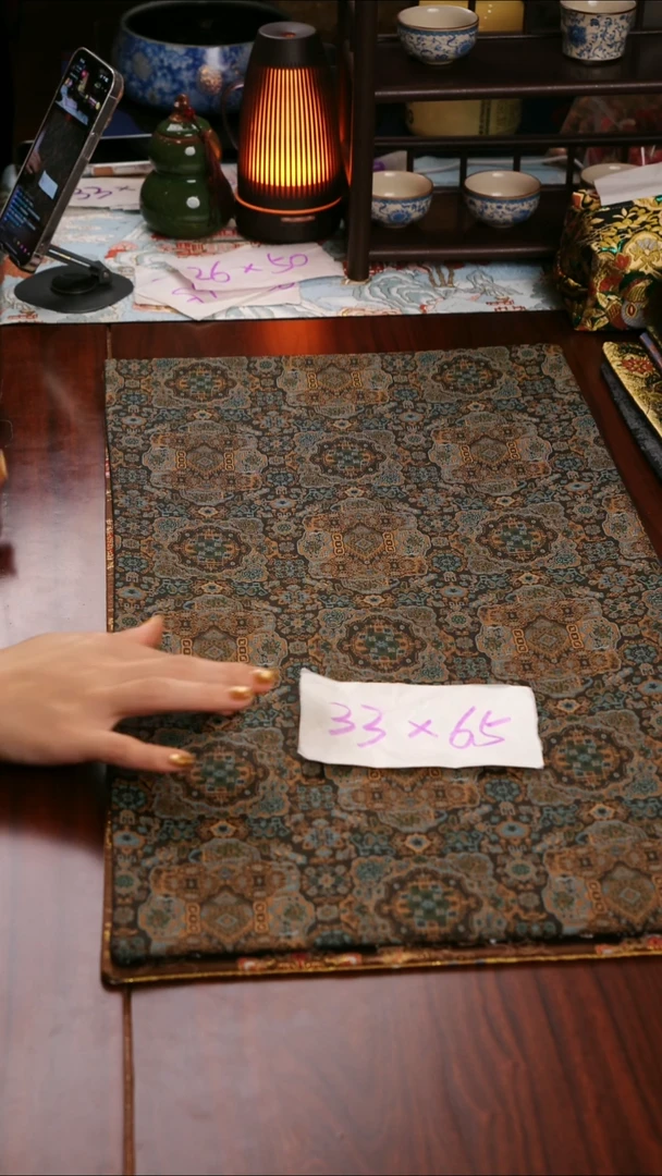 【云锦双面】中国风干泡织锦茶席33*65