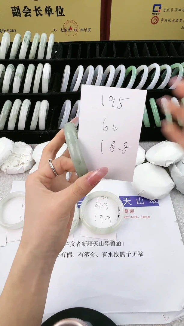 未镶嵌手镯石英质玉195