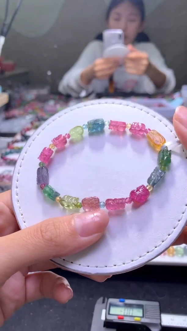 未镶嵌手串碧玺A173【天然碧玺】