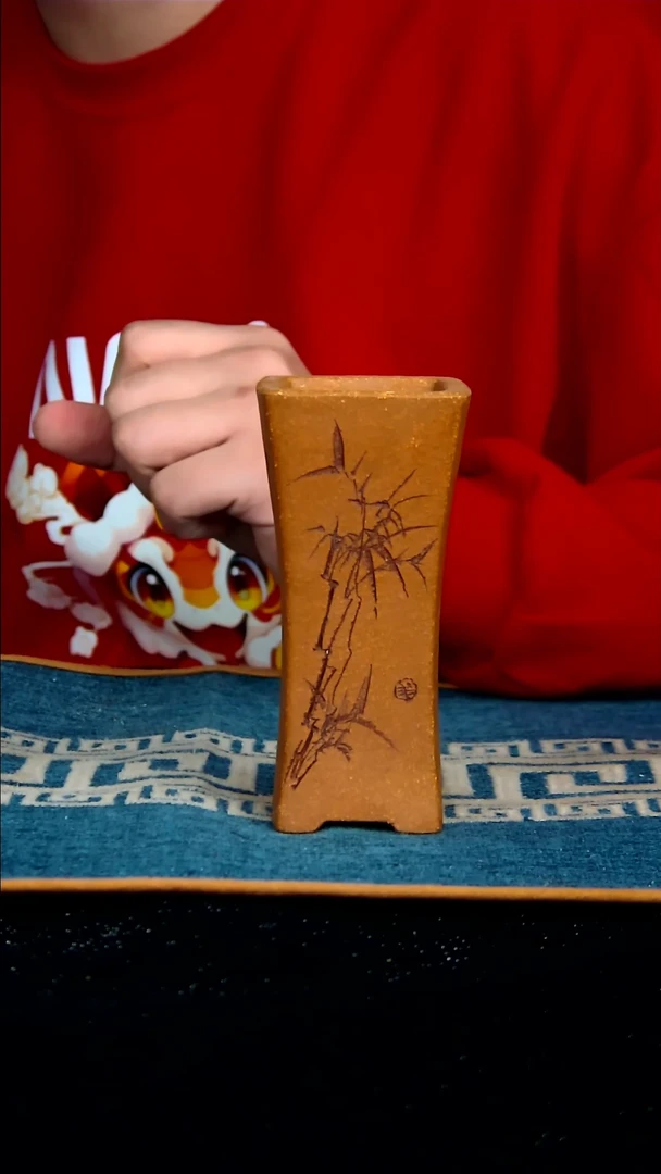 【闪购商品】紫砂花盆4.5*12内径紫砂花盆