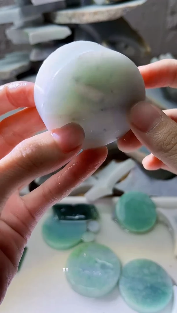 裸石翡翠翡翠a货正品玉石古陈540