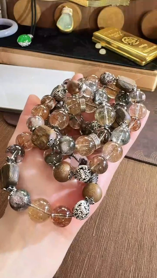 手串银S925镶嵌水晶手串 多样性发货 发一条