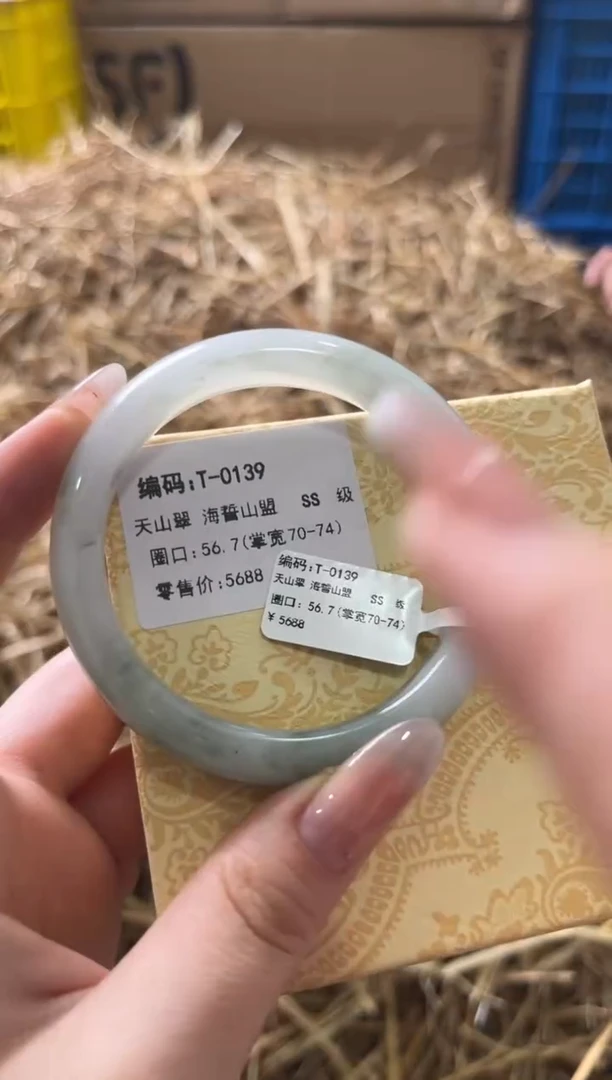 未镶嵌手镯石英质玉T-0139