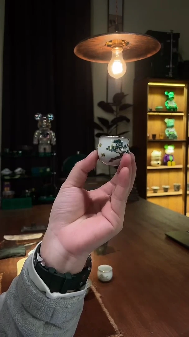 包银摇钱树转转杯.