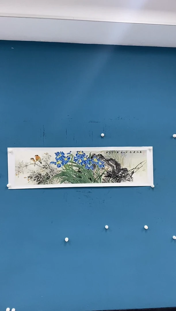 【闪购商品】国画2.18-王夫怀四尺对开花鸟23