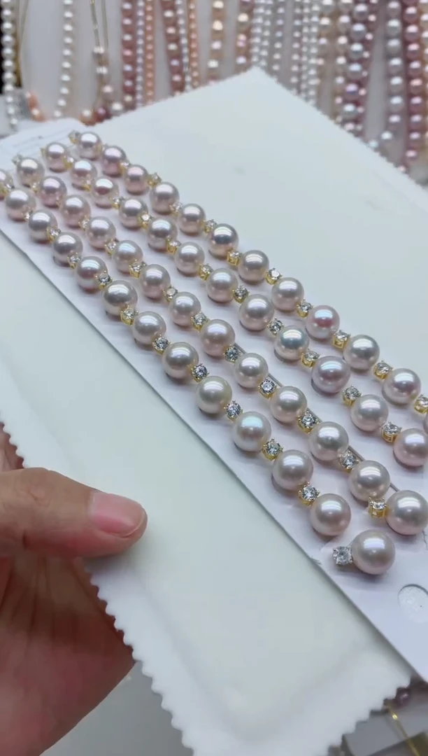 淡水珍珠银S925镶嵌吊坠(不含链)多样性发其一，非无暇