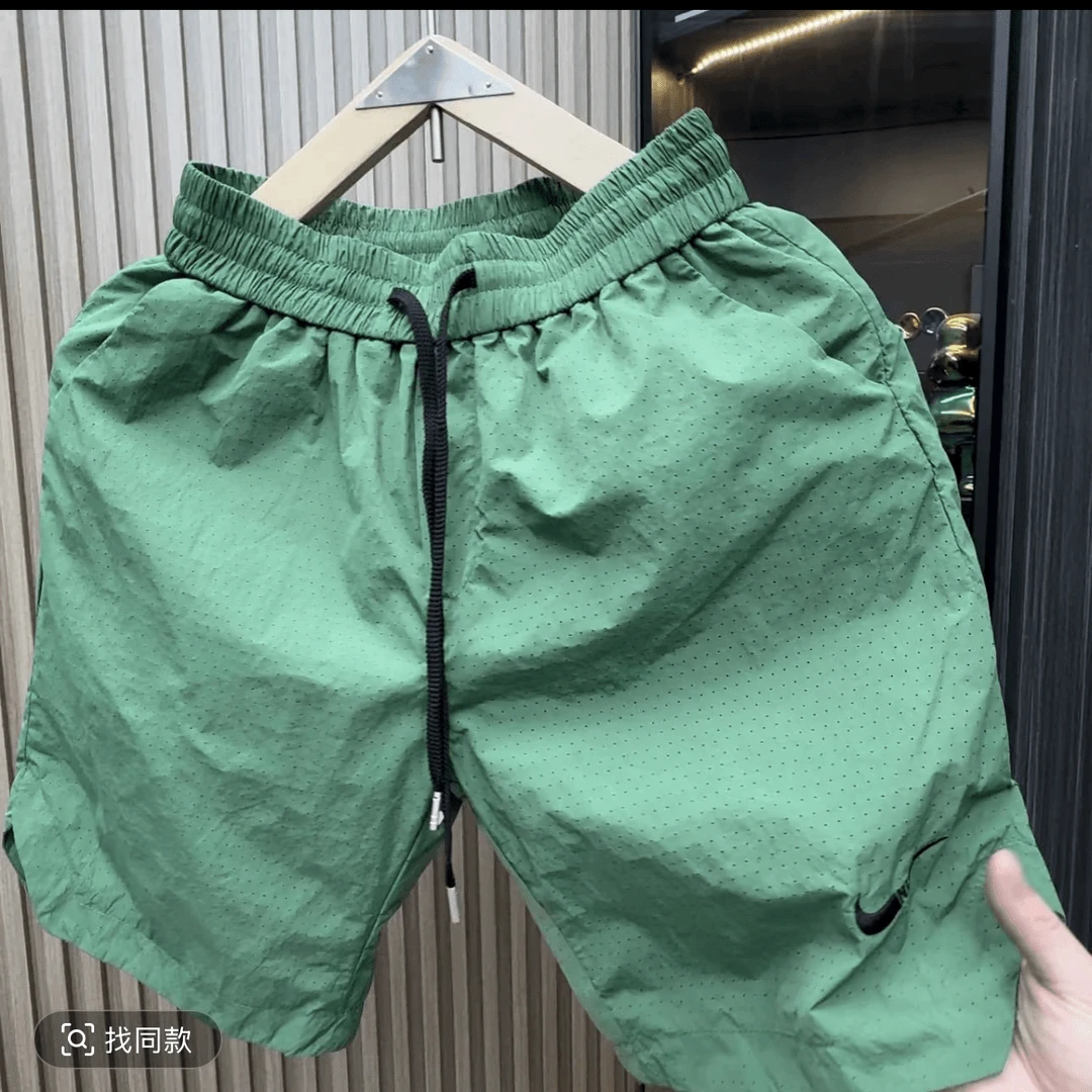 夏季刺绣打孔休闲百搭四分运动空调裤992