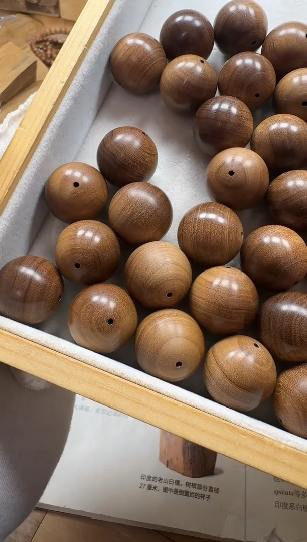 【闪购商品】檀香木手串/手链老山檀香2.0单圈横纹沉水黑肉