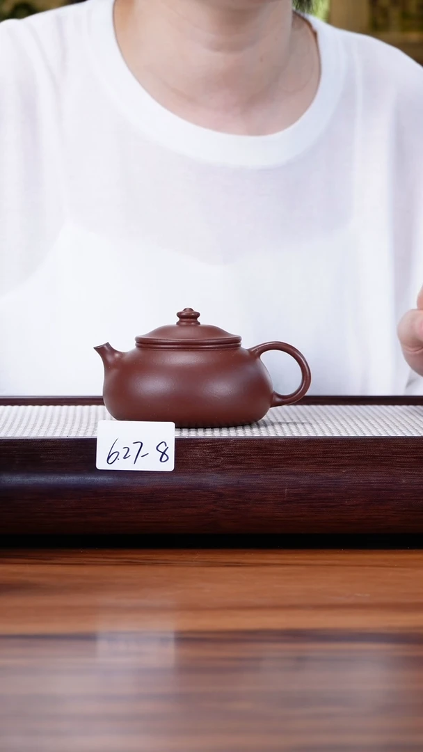 茶壶紫砂6.27-8老紫泥 寒江