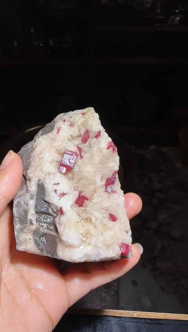 天然辰砂朱砂毛料23