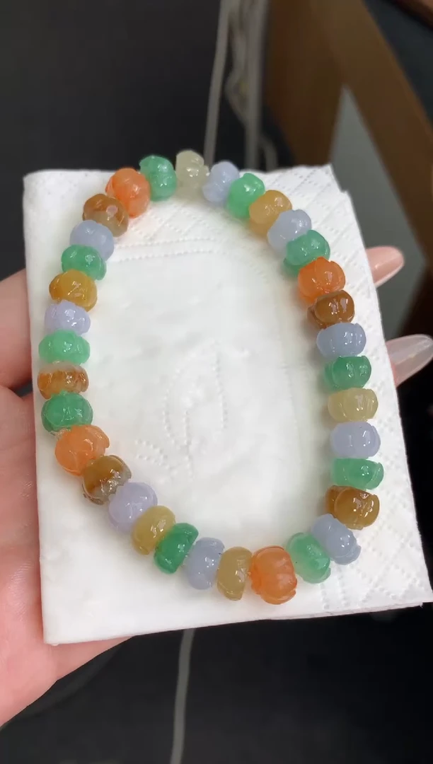 未镶嵌定制翡翠手串