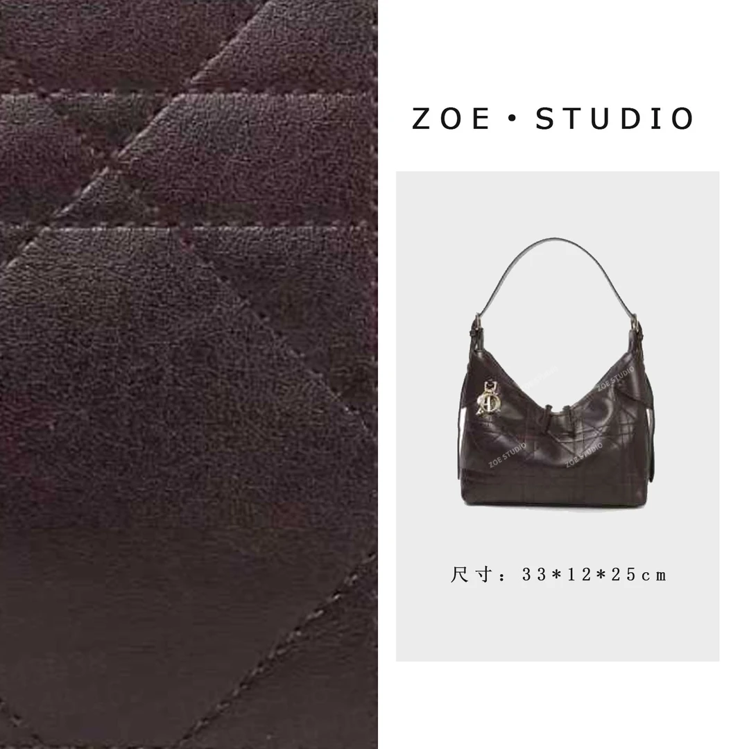 【佐伊甄选】BF-66656-咖啡色轻奢女士时尚潮流通勤腋下斜挎包