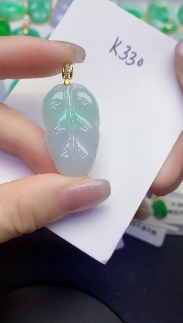 颈饰未镶嵌翡翠缅甸天然翡翠A货
