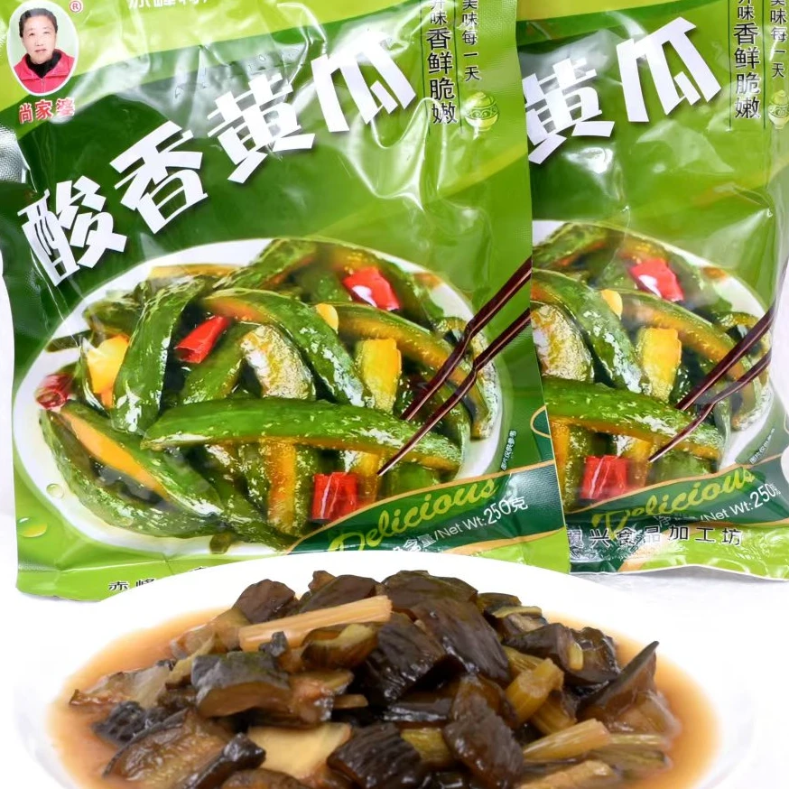 【内蒙古特产】酸香黄瓜腌菜酱菜加工农家自制酱瓜开胃小菜