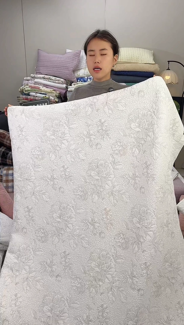 棉纯棉白盏花230*250