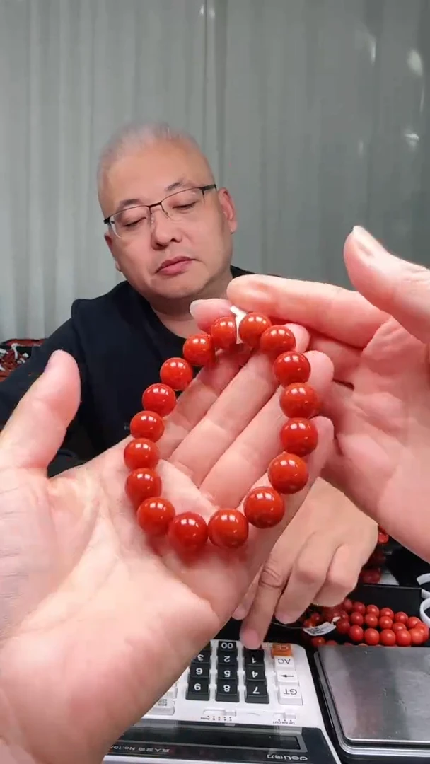未镶嵌多样性发一件南红玛瑙【云端】12mm保山圆珠单圈