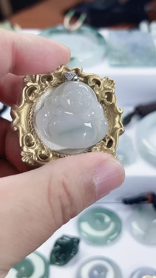 颈饰未镶嵌翡翠天然缅甸A货翡翠