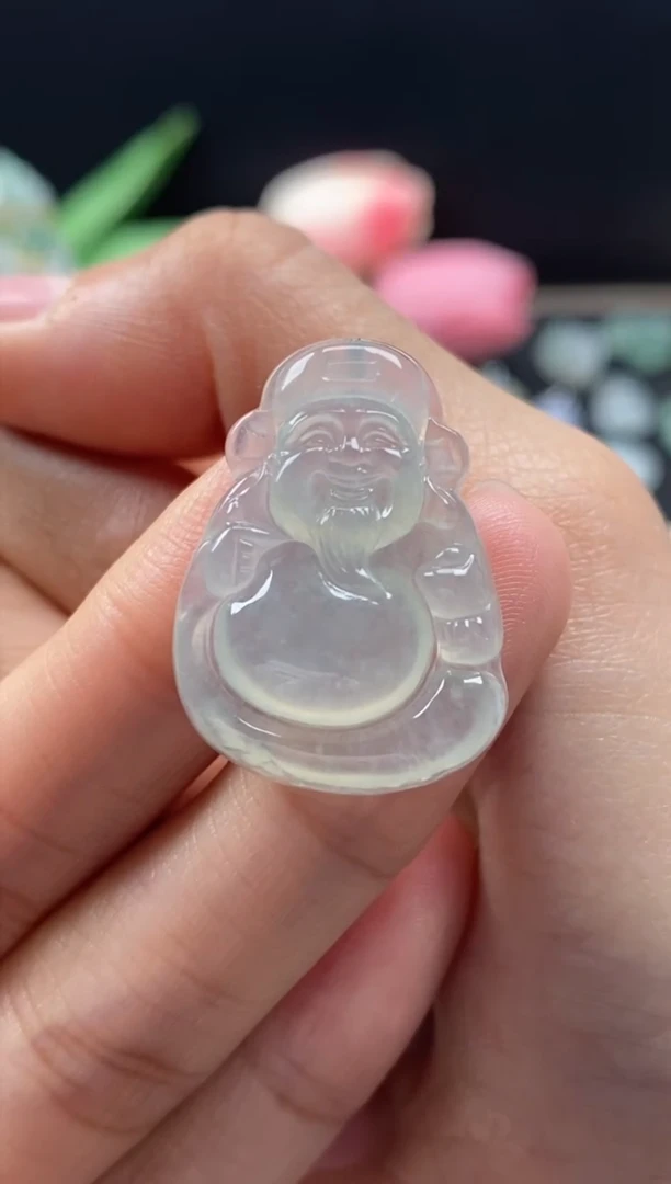 【闪购商品】翡翠颈饰未镶嵌翡翠冰种佛公