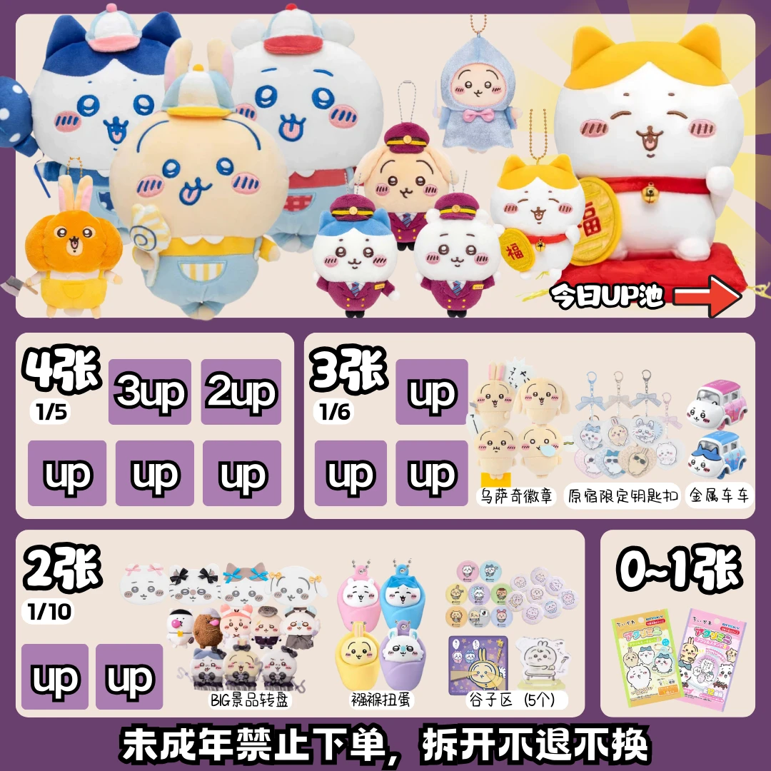 【图】chiikawa 宝宝系列 吸血鬼 乌萨奇 早茶 盲盒