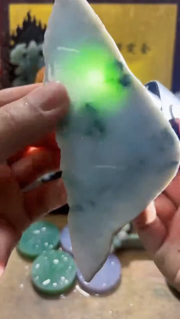 未镶嵌挂件翡翠A货常璀7977