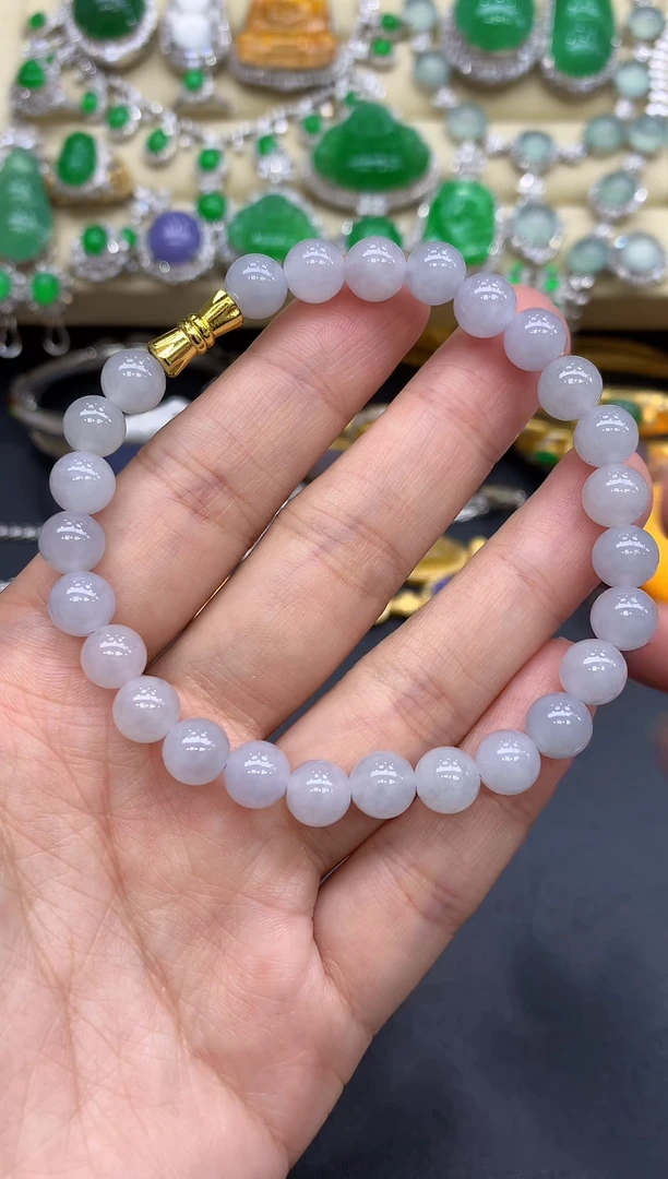 未镶嵌手串翡翠70-中国好珍宝