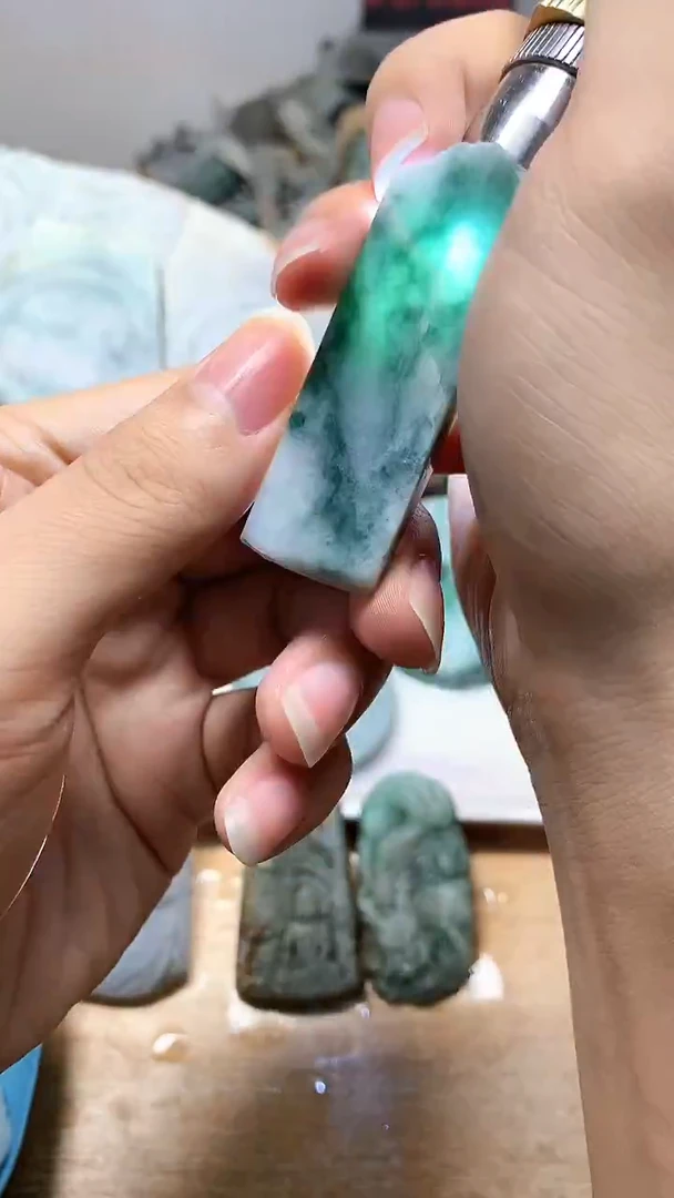 裸石翡翠天然缅甸翡翠A货51