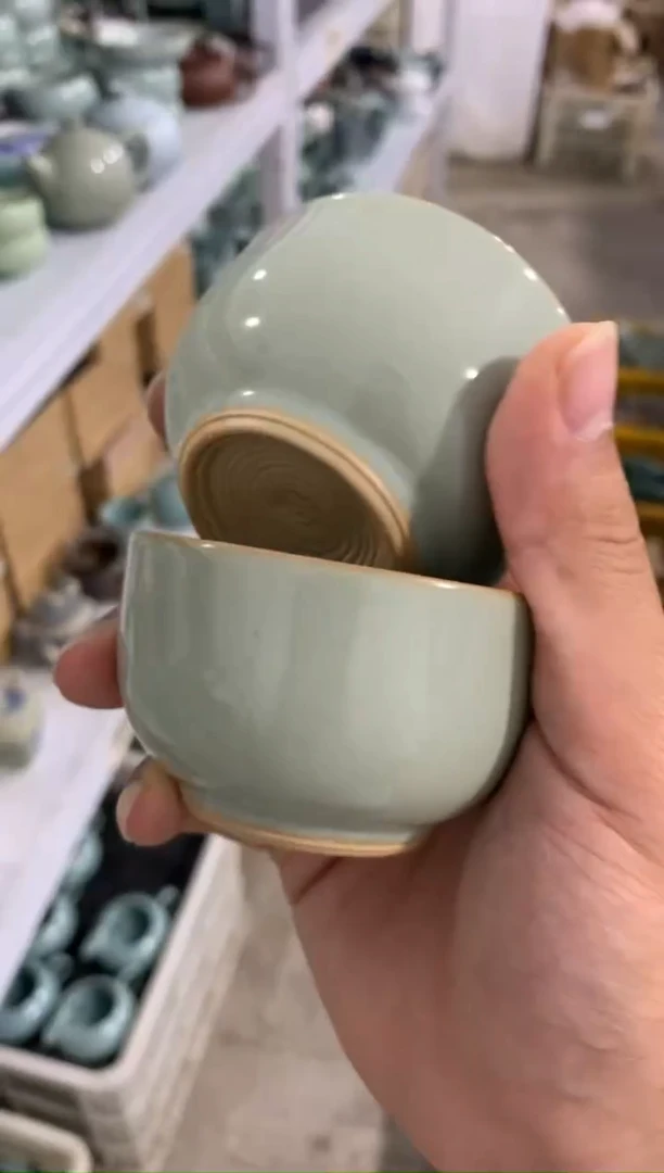 【清！一件不留】汝窑、茶壶盖碗茶杯主人杯微矿点