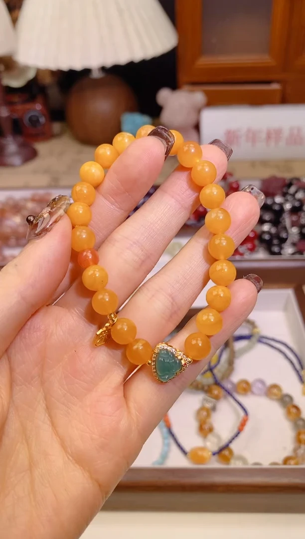 【闪购商品】蜜蜡手链未镶嵌109手串