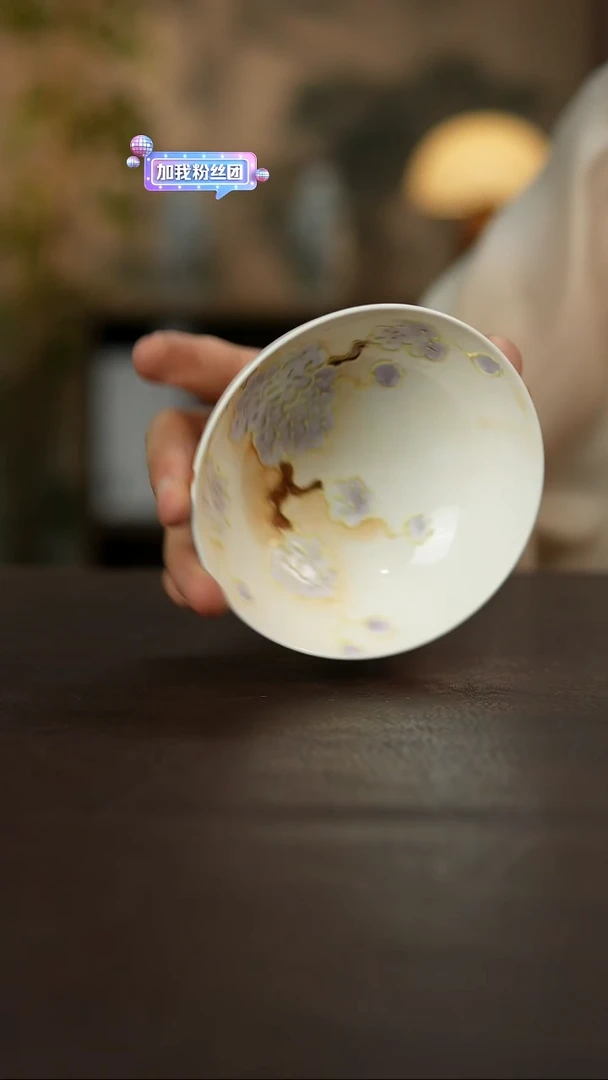 杯景德镇陶瓷杯碗柴烧多人