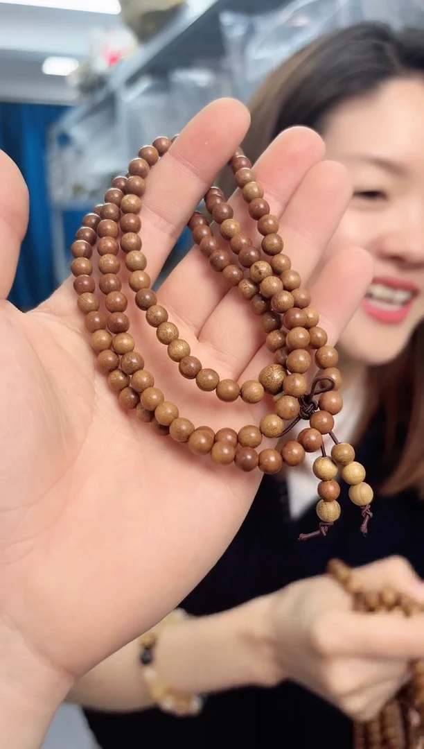 【闪购商品】金丝楠6mm多圈108手串一条