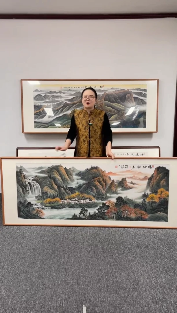 【闪购商品】国画福地雅居210*80刘海斌老师